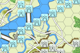 Screenshot of a game of Fredericksburg in progress.