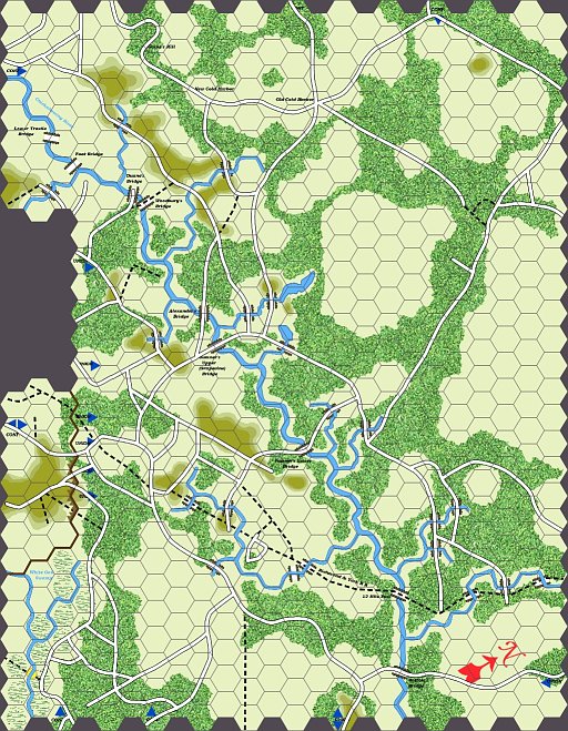 Road to Richmond Game Map