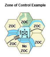 Napoleon at War Zone of Control