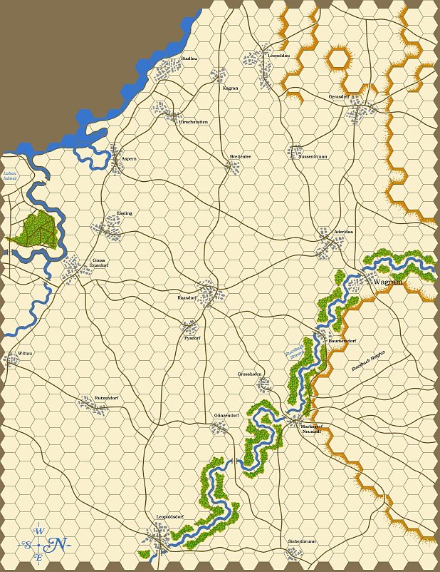 Wagram Game Map